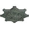 Ekena Millwork Antilles Ceiling Medallion (Fits Canopies up to 6"), 38 1/4"OD x 1 1/2"P, Cloud Burst Crackle CM38ANCBC - alternate 2